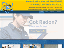 Tablet Screenshot of lessradon.com